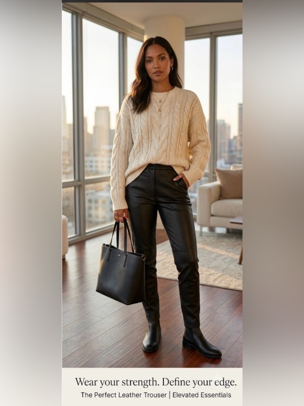 Zara Black Skinny Faux-Leather Jeans